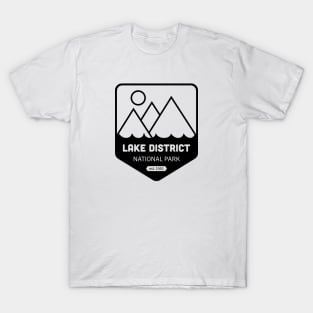 Lake District National Park Logo Badge Design T-Shirt